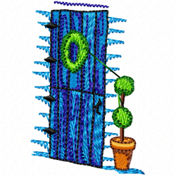 Garden Barriers Embroidery Design 7 Garden Barriers Embroidery Design 7